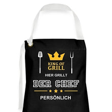 Lade das Bild in den Galerie-Viewer, Grillschürze - Hier grillt der Chef persönlich