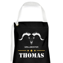 Lade das Bild in den Galerie-Viewer, Grillschürze - personalisiert mit Name Grillmeister