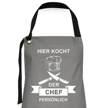 Lade das Bild in den Galerie-Viewer, Kochschürze - Hier kocht der Chef persönlich