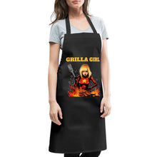 Lade das Bild in den Galerie-Viewer, Grillschürze - Grilla Girl - Schwarz