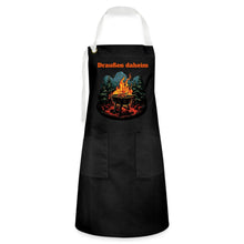 Lade das Bild in den Galerie-Viewer, Grillschürze - Draußen daheim - Schwarz/Weiß