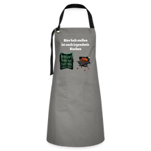 Lade das Bild in den Galerie-Viewer, Grillschürze - Bier kalt stellen ist auch irgendwie Kochen - Grau/Schwarz