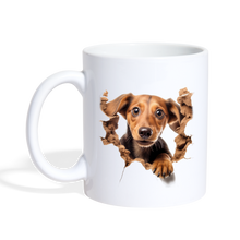 Lade das Bild in den Galerie-Viewer, Dackel Tasse - weiß