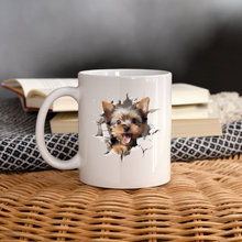 Lade das Bild in den Galerie-Viewer, Yorkshire-Terrier Tasse - weiß