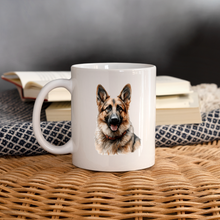 Lade das Bild in den Galerie-Viewer, Schäferhund Tasse - weiß