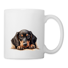 Lade das Bild in den Galerie-Viewer, Tasse Dackelblick - weiß