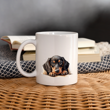 Lade das Bild in den Galerie-Viewer, Tasse Dackelblick - weiß