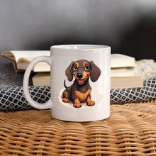 Lade das Bild in den Galerie-Viewer, Lustige Dackel-Tasse - weiß