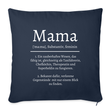 Lade das Bild in den Galerie-Viewer, Kissen - Definition Mama - Navy