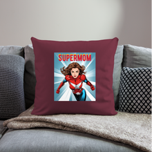 Lade das Bild in den Galerie-Viewer, Kissen - SUPERMOM - Burgunderrot