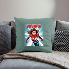 Lade das Bild in den Galerie-Viewer, Kissen - SUPERMOM - Tanngrün