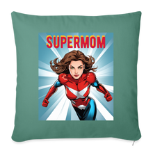 Lade das Bild in den Galerie-Viewer, Kissen - SUPERMOM - Tanngrün