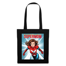 Lade das Bild in den Galerie-Viewer, Jutebeutel - SUPERMOM - Schwarz