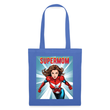 Lade das Bild in den Galerie-Viewer, Jutebeutel - SUPERMOM - Hellblau