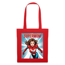 Lade das Bild in den Galerie-Viewer, Jutebeutel - SUPERMOM - Rot