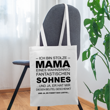 Lade das Bild in den Galerie-Viewer, Stoffbeutel - Ich bin stolze Mama - weiß