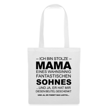 Lade das Bild in den Galerie-Viewer, Stoffbeutel - Ich bin stolze Mama - weiß
