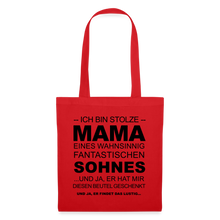 Lade das Bild in den Galerie-Viewer, Stoffbeutel - Ich bin stolze Mama - Rot