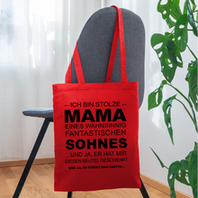 Lade das Bild in den Galerie-Viewer, Stoffbeutel - Ich bin stolze Mama - Rot