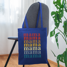 Lade das Bild in den Galerie-Viewer, Jutebeutel - mama - Royalblau