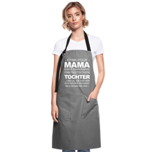 Lade das Bild in den Galerie-Viewer, Schürze - Ich bin stolze Mama - Grau/Schwarz