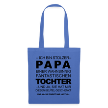 Lade das Bild in den Galerie-Viewer, Stoffbeutel - Ich bin stolzer Papa - Hellblau