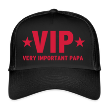 Lade das Bild in den Galerie-Viewer, Cap - VIP Very Important Papa - Schwarz/Schwarz