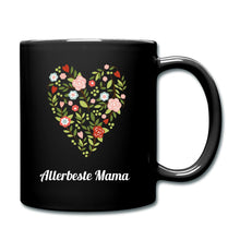 Lade das Bild in den Galerie-Viewer, Allerbeste Mama - Tasse mit Herz aus Blumen