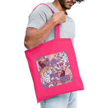 Lade das Bild in den Galerie-Viewer, Design Jutebeutel - Flowers and Animals - Azalea