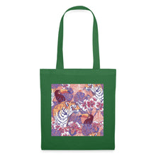 Lade das Bild in den Galerie-Viewer, Design Jutebeutel - Flowers and Animals - Fichte