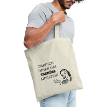 Lade das Bild in den Galerie-Viewer, Jutebeute mit Spruch: Darf ich Ihnen das Tschüss anbieten? - Natur