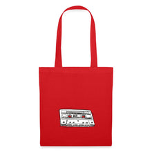 Lade das Bild in den Galerie-Viewer, Jutebeute mit Vintage Kassette - Rot