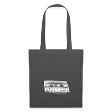 Lade das Bild in den Galerie-Viewer, Jutebeute mit Vintage Kassette - Graphite