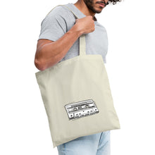 Lade das Bild in den Galerie-Viewer, Jutebeute mit Vintage Kassette - Natur