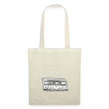 Lade das Bild in den Galerie-Viewer, Jutebeute mit Vintage Kassette - Natur