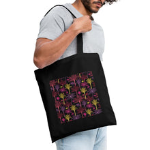 Lade das Bild in den Galerie-Viewer, Jutebeutel - Design JUNGLE - Schwarz