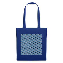 Lade das Bild in den Galerie-Viewer, Jutebeutel - Design WAVE - Royalblau