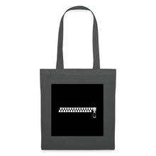 Lade das Bild in den Galerie-Viewer, Jutebeutel - Design ZIPPER - Graphite