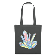 Lade das Bild in den Galerie-Viewer, Jutebeutel - Design crystal color - Graphite