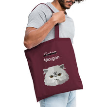 Lade das Bild in den Galerie-Viewer, Jutebeutel GRUMPY - Burgunderrot