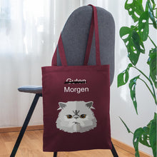 Lade das Bild in den Galerie-Viewer, Jutebeutel GRUMPY - Burgunderrot