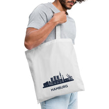 Lade das Bild in den Galerie-Viewer, Jutebeutel Hamburg - Weiß