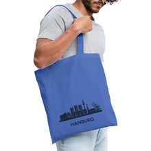 Lade das Bild in den Galerie-Viewer, Jutebeutel Hamburg - Hellblau
