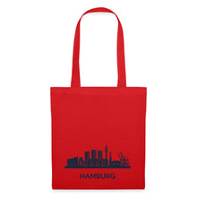 Lade das Bild in den Galerie-Viewer, Jutebeutel Hamburg - Rot