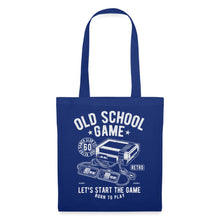 Lade das Bild in den Galerie-Viewer, Jutebeutel Vintage Gaming - Royalblau