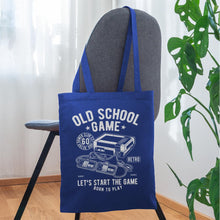 Lade das Bild in den Galerie-Viewer, Jutebeutel Vintage Gaming - Royalblau