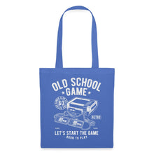 Lade das Bild in den Galerie-Viewer, Jutebeutel Vintage Gaming - Hellblau