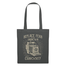 Lade das Bild in den Galerie-Viewer, Jutebeutel Vintage mit Kamera - Graphite