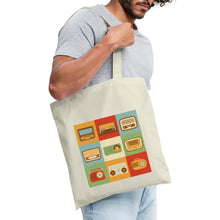 Lade das Bild in den Galerie-Viewer, Jutebeutel Vintage mit Radios - Natur