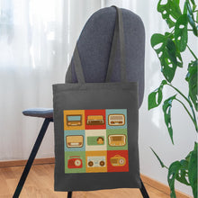 Lade das Bild in den Galerie-Viewer, Jutebeutel Vintage mit Radios - Graphite